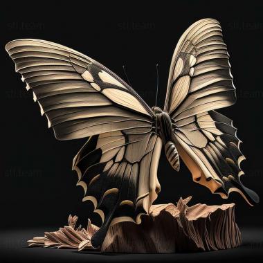 3D модель Papilio palinurus (STL)